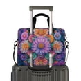 thumbnail image 2 of FORMRS 16" Laptop Bag Carrying Sleeve Case with Handle Travel Shoulder Briefcase, Light Purple Flowers, 2 of 8