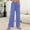 Dark Blue, variant on YHAJDS Womens Pajama Bottoms Solid Stripe Drawstring Straight Leg Long Pants