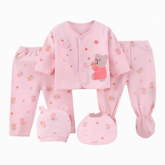 Newborn Girl Clothes Preemie Baby Outfit 0-3 Months Pants Layette New Born Boy Clothing Set 7PCS