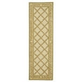 thumbnail image 3 of SAFAVIEH Chelsea Alecia Geometric Borders Wool Runner Rug, Ivory/Camel, 2'6" x 10', 3 of 10