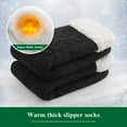 thumbnail image 3 of Men Slipper Fuzzy Grip Socks Fluffy Cozy Cabin Warm Winter Soft Thick Comfy Fleece Non Slip Home Socks, 3 of 6