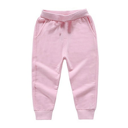 

Winter Warm Bow Solid Pants for Toddler Kids Unisex Loose Trousers Sweatpants