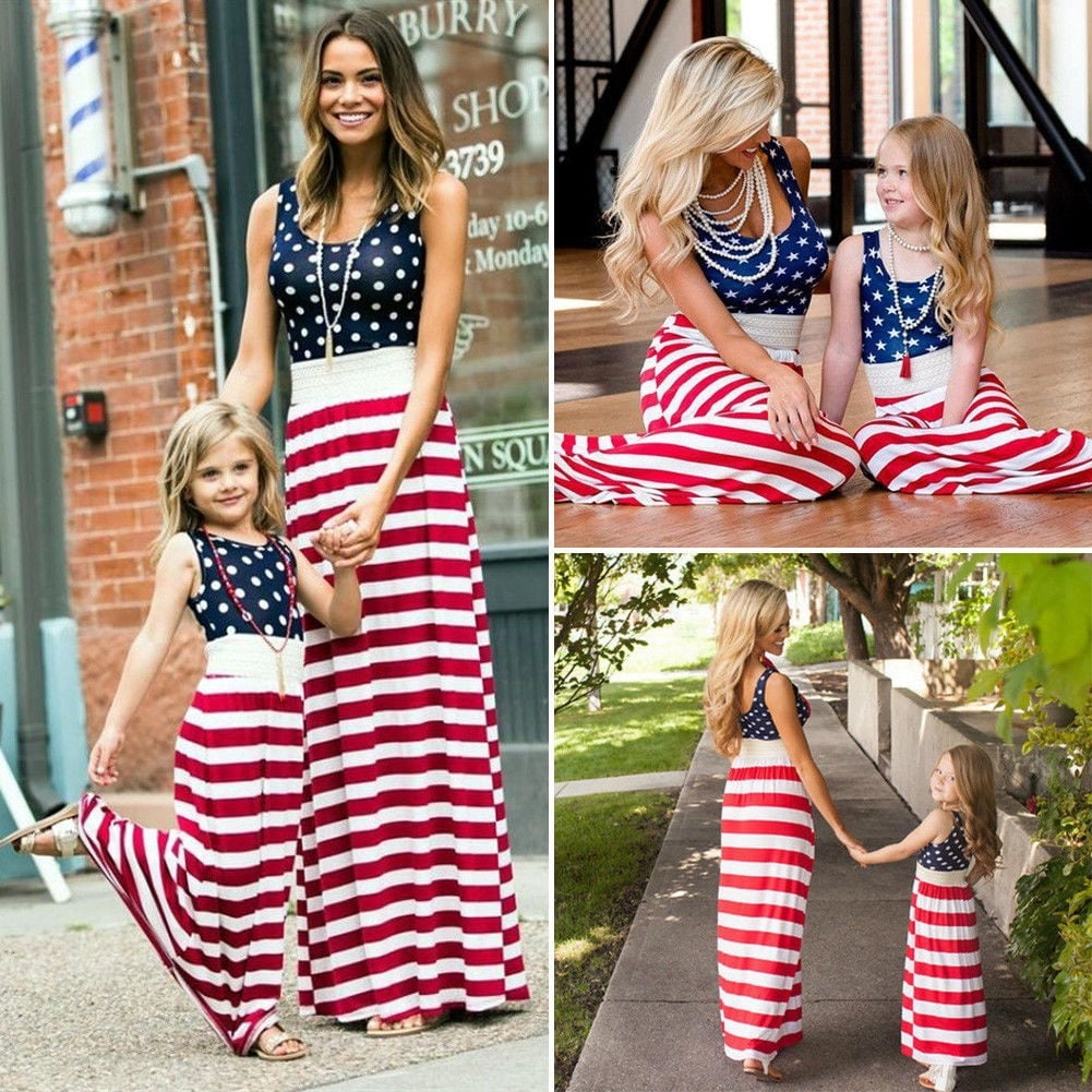 matching mother daughter 4th of july outfits