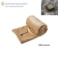 thumbnail image 1 of Châle de corps lavable pour couverture chauffante électrique d'hiver, 1 of 5