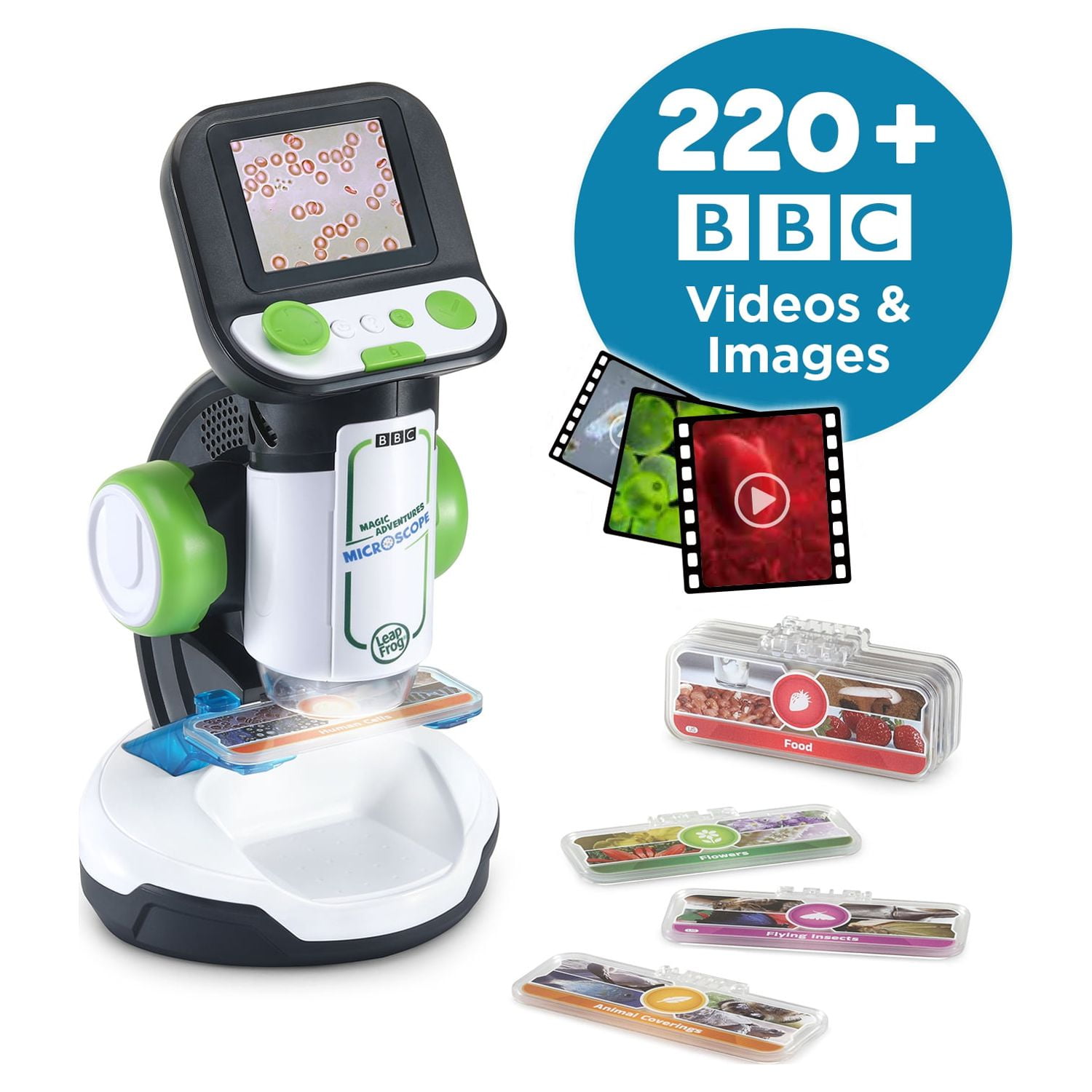 LeapFrog Magic Adventures Microscope with BBC Learning Content for Curious Kids
