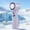 Purple, variant on JZCHUNTOY Foldable Neck Hanging Clip Ice Compress Fan, 360 Degree Adjustable Wearable Fan, Hands Free Cooling Fan for Sports Workout Hiking Outdoor Working