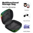 thumbnail image 4 of Watermelon Sanitary Napkin Bag Period Purse Small Storage Bag Pouch Case Travel Organizer Zipper Pouch 4.7x6.6x6.6 in Velvet Oxford Cloth Sponge Fabric Storage Bag for Sanitary Napkins, 4 of 6