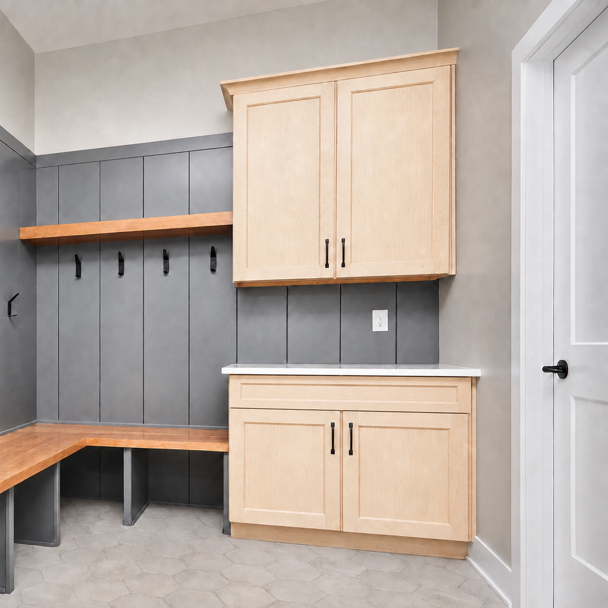 Design House Brookings Kitchen Base Cabinet, Unfinished Birch, 42"