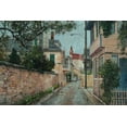 thumbnail image 2 of Bansemer, Roger 14x11 Black Ornate Wood Framed with Double Matting Museum Art Print Titled - Aviles Street with Dog, 2 of 4
