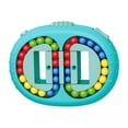 thumbnail image 1 of 2xCreative Bean Cubes Toys Rompecabezas 3D Para Adultos Descompresión Azul Sunnimix cubos mágicos juguetes, 1 of 8