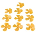 thumbnail image 2 of M Buder 10 Piezas 80mm Hélice 4 Palas Plástico Modelo DIY Accesorios Juguete RC Agujero 2mm Color Amarillo, 2 of 9
