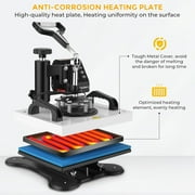 Adnoom Heat Press 12x10 with 360°Swing-Away Design, 650W Digital Shirt Press Machine with LCD Control Panel, DIY Vinyl Heat Press Sublimation Machine for T-shirts, Canvas, Bags