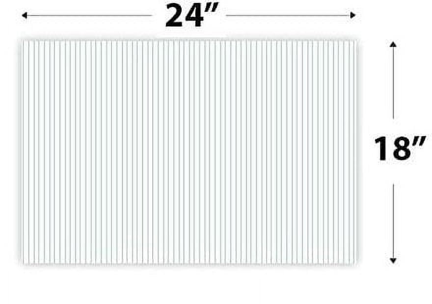 25 pack 24x18 inch Blank White Yard Signs *No Stakes Included* - Fast Free Shipping!