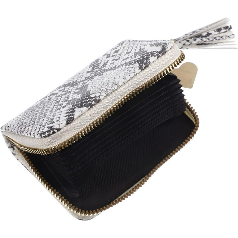 FENGSnakeskin Wristlet Purse Snakeskin Print Wallet Animal Print Wallet Snake Skin Purse Snakeskin Zip Around Wallet Zipper Long Purse For Women 240521 Walmart