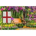 thumbnail image 4 of England Flag Small Garden Flag Vertical Double Sided 12.5 x 18 Inch Britain Emblem Europe Country Farmhouse Burlap Yard Outdoor Decor, 4 of 6