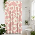 thumbnail image 3 of The Floral Shower Curtain Debuts With Freshness Combining Stylish Design And Practicality Making Your Bathing Experience Full Of Natural And Allowing You To Fully Enjoy, 3 of 3