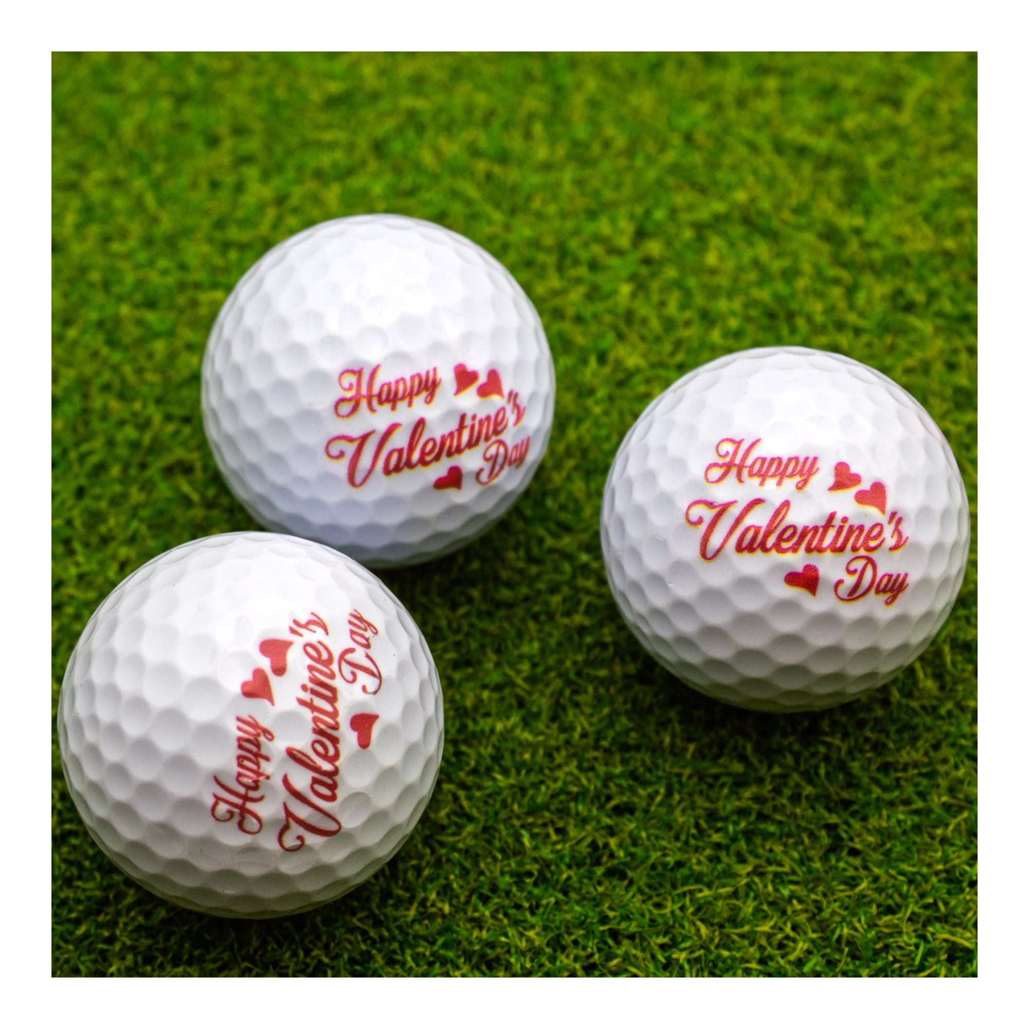 Happy Valentines Day Golf Balls, 12 pack by GBM GOLF