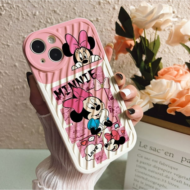 Funda Para Teléfono Disney mickey mouse Ponto Lilo Stitch IPhone 13 14 12 11 PRO Max Xs XR 7 8 Plus Suave TPU Onda De Agua Cinnamoroll Cámara A Prueba De Golpes Patrón covre Gao Jiahui unisex