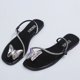 thumbnail image 3 of Moda mujer BeachLadies Beach Flip-Flat Flat Heel Butterfly Beach Shoes Wmkox8yii shjk437, 3 of 7