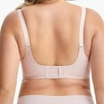 thumbnail image 6 of VISALY Seamless Wirefree Comfort Bra: Ultra-Soft Fabric, Tagless Design, Light Support Construction, Pink,S, 6 of 6