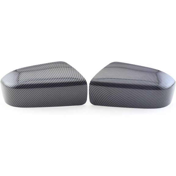 Pair Left & Right Carbon Fiber Side Rearview Mirror Cover Cap, for Honda Accord 2003-2007 76251-SDC-A11 76201-SDC-A11