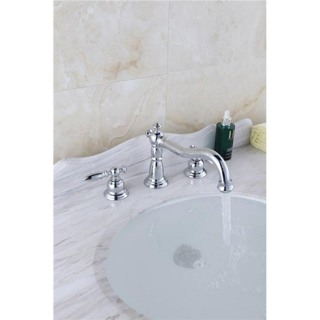American Imaginations AI-22797 20,75 in. Rectangle Encastré Évier Set&44; Biscuit & Chrome Hardware