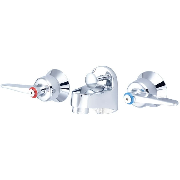 Central Brass 1177-Dle Central Brass 1.2 GPM Wall Mounted Widespread Bathroom Faucet -