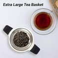 thumbnail image 5 of Infusor Té Acero Inoxidable 304 Malla Fina Asas Silicona Tapa Tazas Teteras Hojas Sueltas Café, 5 of 5