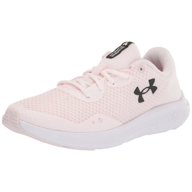 Under Armour Girls Charged Pursuit 3 Sneaker, Pink Note, 5.5 Big Kid