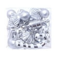 thumbnail image 1 of 16 adornos navideños colgantes Strade Fareast Limited para decoración del hogar Plata, 1 of 8