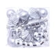 thumbnail image 1 of 16 adornos colgantes navideños para colgar, colección de regalos para interiores Plata, 1 of 9