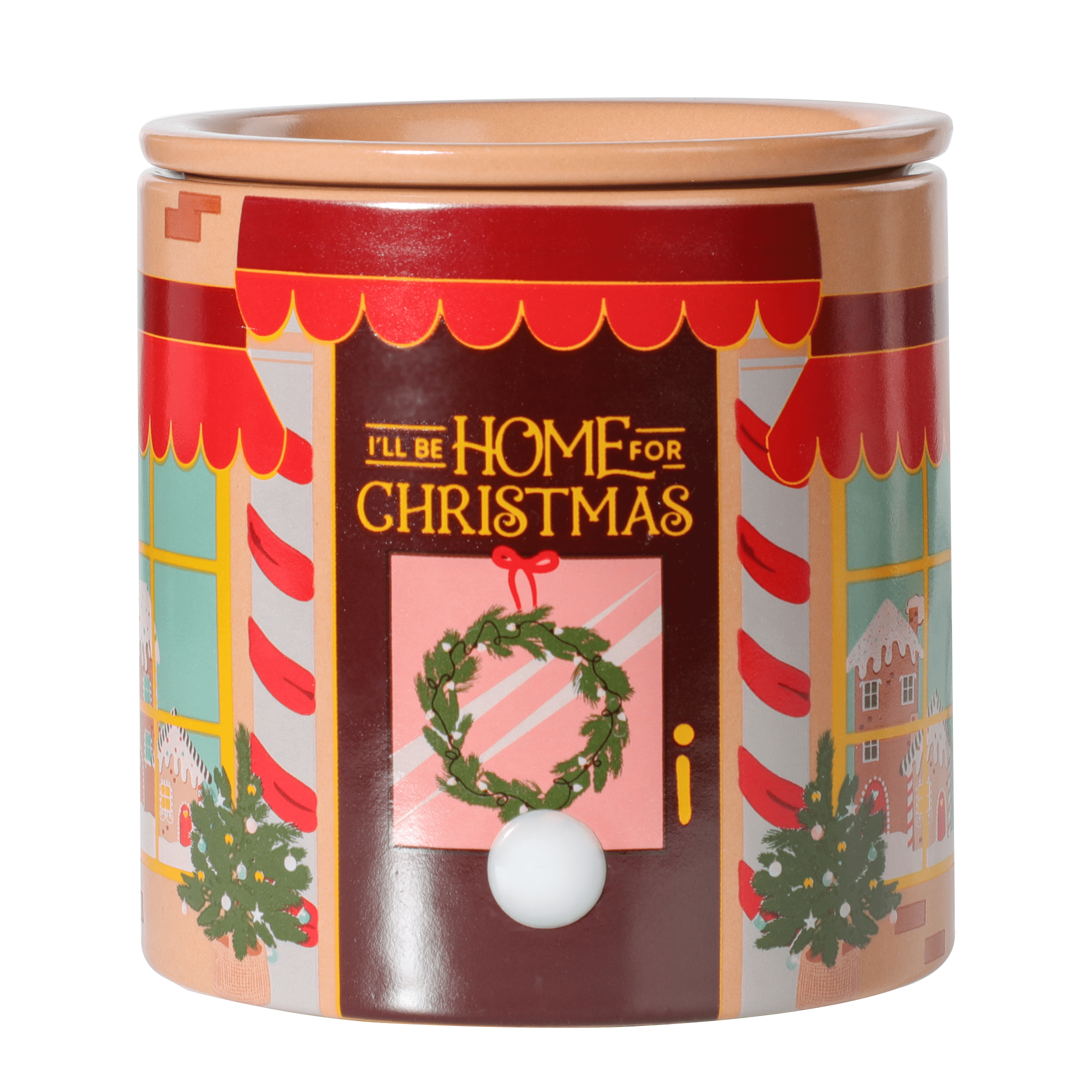Mainstays Window Scene Full Size Ceramic Fragrance Wax Melt Warmer