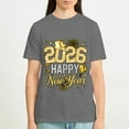 thumbnail image 5 of Happy New Year 2026 T-Shirt Tee，New Year Party 2026 Family Matching Men Women T-Shirt Tee, OdeJous Dark Grey Small, 5 of 5