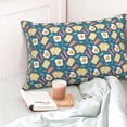 thumbnail image 4 of Gaeub Eggs Toast Bacon And Arugula Printed Men's Short Pajama Pants, Lightweight Lounge & Sleep Bottoms Keep You Cool-20"x30", 4 of 6