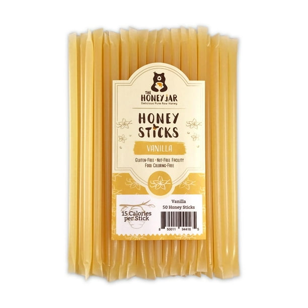 The Honey Jar - Vanilla Naturally Flavored Honey Sticks