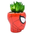 thumbnail image 3 of Maceta Decorativa Cerámica con Planta Artificial, Diseño Spider Man en 3D, Maceta Decorativa para Hogar, Escuela u Oficina, 3 of 4
