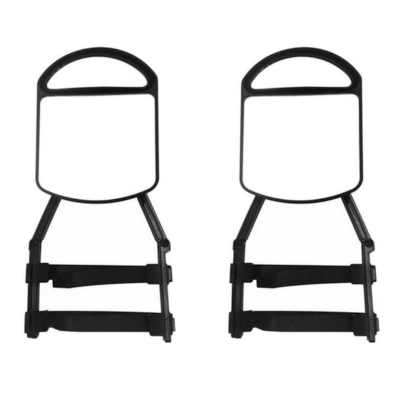 2X Car Towing Mirror Adjustable Dual Extension Mirrors Long Arm Wing Mirrors for RV Caravan Trailer Truck