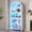 White, variant on VKCC 68.9" Arched LED Bookcase with 5 Shelves, Modern Bookshelf for Living Room Office, Wood