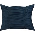 thumbnail image 3 of Chic Home Elisha 7-Piece Reversible Pleated Duvet Cover Set, Queen, Navy, 3 of 4
