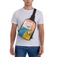 thumbnail image 6 of Adventure Time Characters Sling Bag For Women And Men Crossbody Backpack Chest Bag Diagonally Dual Pocket Daypack Purses For Travel Hiking Gym Running, 6 of 8