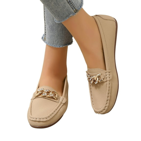 ZTTD Summer Fashion Women's Small Leather Shoes Boat Like Breathable and Comfortable Casual Shoes