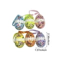 thumbnail image 3 of dajkiuy 6Pcs Easter Hanging Eggs, Colorful Foam Eggs Spring Hanging Egg Tree Ornaments for Party Birthday Home Garden Decoration, 3 of 6
