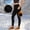 Black, variant on LEBONYARD Leggings for Girls,Women Workout Out Pocket Leggings with Fleece Fitness Sports Running Yoga Pants Brown S