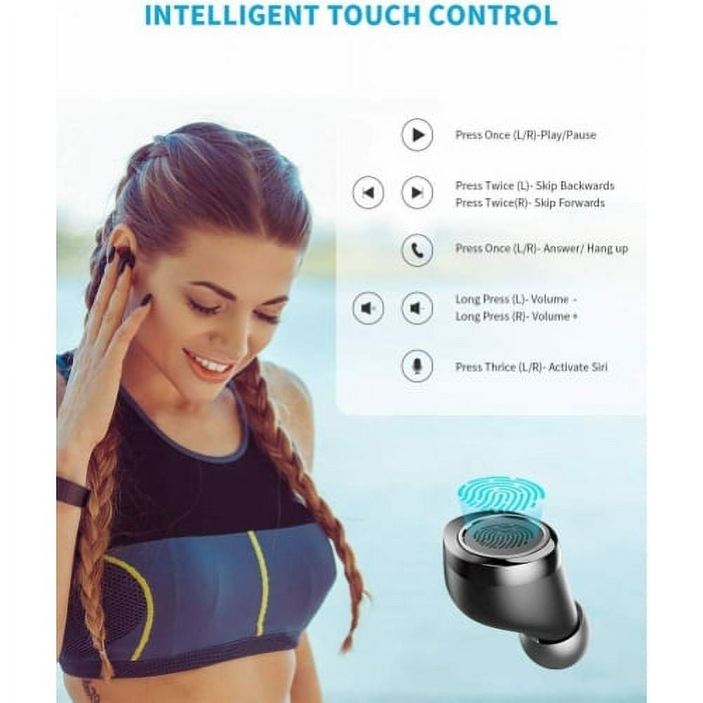 Wireless TWS Earphones for Google Pixel 8a/6a/6 Pro - Earbuds Headphones True Stereo Headset Hands-free Mic