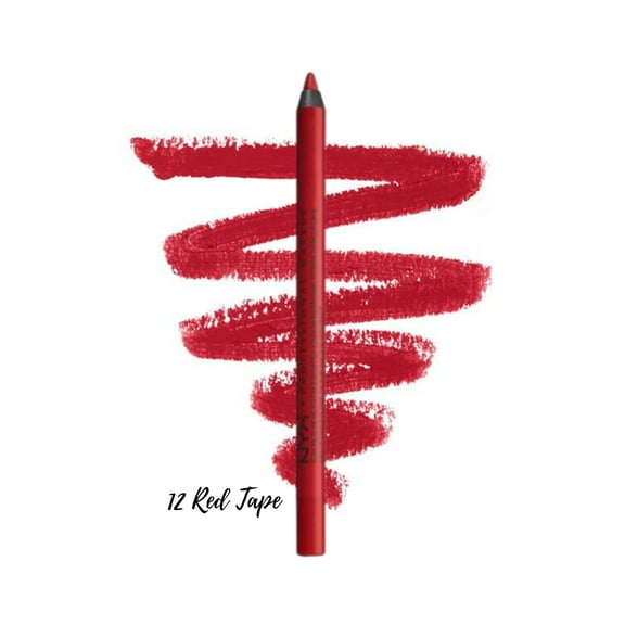NYX Slide On, Glide on, Stay On Lip Liner / Lip Pencil - 12 Red Tape