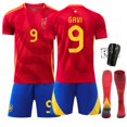 thumbnail image 1 of Maillot de Soccer Domicile Garçons Filles LAMINE YAMAL 19 GAVI 9 MORATA7 pour Hommes Femmes, 1 of 2