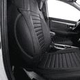 thumbnail image 2 of EKR Custom Fit CRV Seat Cover for Honda CRV LX,EX,SE,EX-L,Touring 2012 2013 2014-Breathable Leather Auto Seat Covers(Full Set,Black), 2 of 8