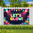 thumbnail image 4 of Neon Theme Glow Party Banner Colorful Design for Dance Party Indoor Event Celebration, 4 of 9
