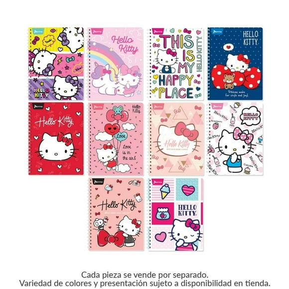 Cuaderno Profesional Norma Hello Kitty Raya 100 Hojas Varios Modelos 1 pza