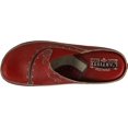 thumbnail image 6 of Womens Open-Back Hand-Painted Leather Clogs - Red - European Size 36, 6 of 7